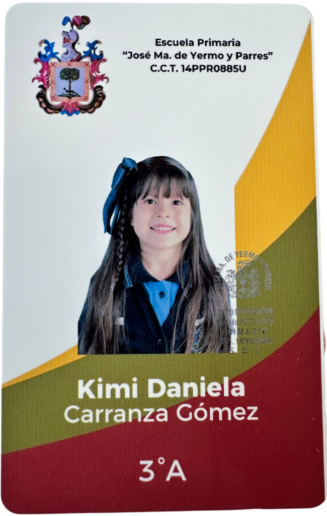 Muestra credencial frente 12