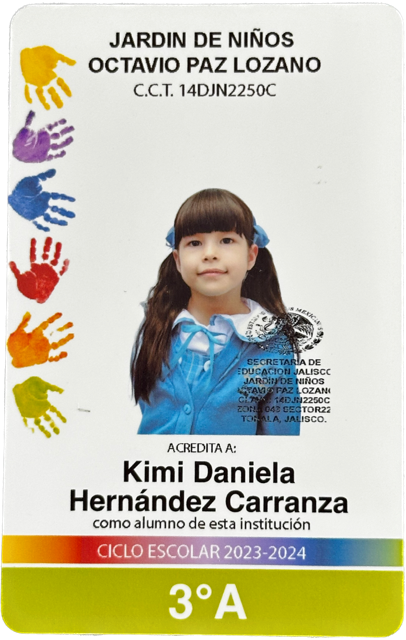 Muestra credencial frente 2