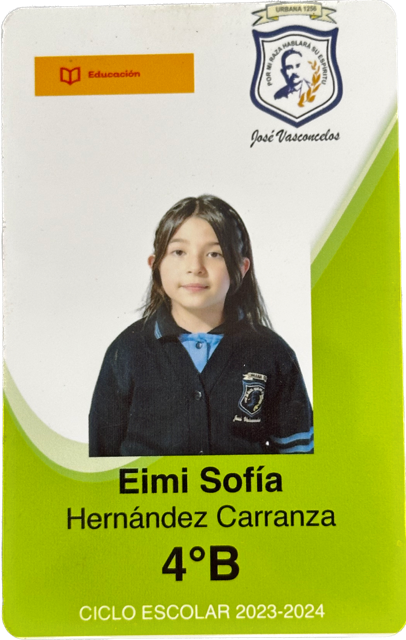 Muestra credencial frente 3