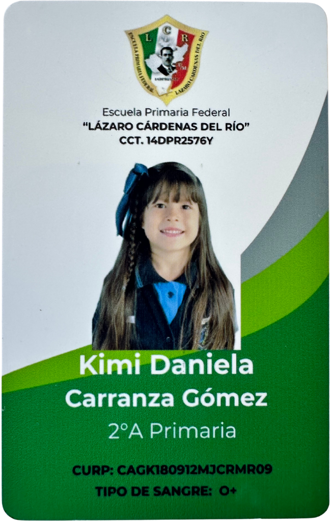 Muestra credencial frente 5