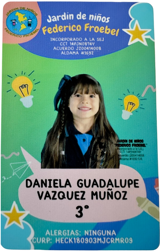 Muestra credencial frente 6