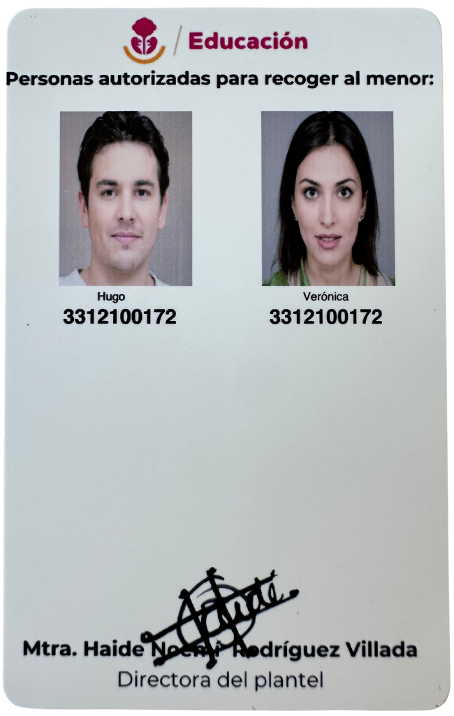 Muestra credencial reverso 13